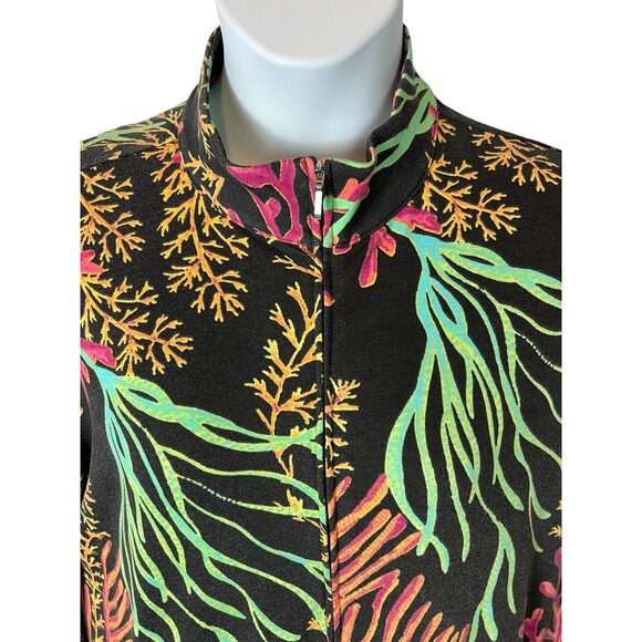 Sun Bay Missy Knit Jacket & Top 2-pc Twin Set  Size XL  Coastal Transitional - Picture 6 of 13